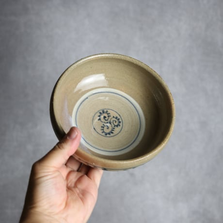 平鉢 小1 唐草 やちむん 陶器 仁陶器工房:7023085