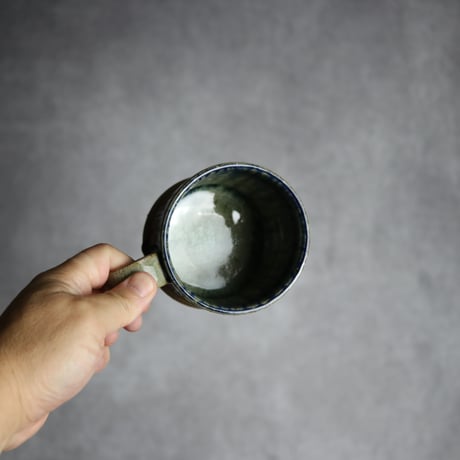 マグカップ1 呉須釉 やちむん 陶器 仁陶器工房:7023037