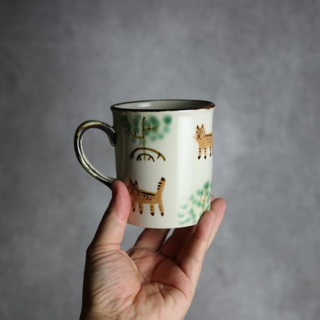 トールマグ ヤマネコマングローブ やちむん 陶器 atelier qucchane:7026045