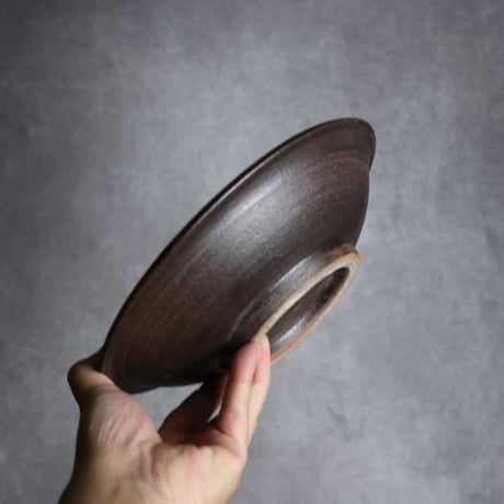 7寸皿2 三彩 点打 やちむん 陶器 榮一工房:7013019