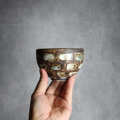 絵付けロックカップ2 やちむん 陶器 田村聡士 mano619:7018025