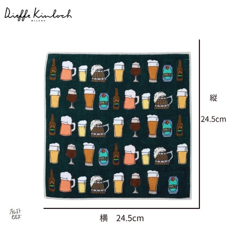 Dieffe Kinloch(ディエッフェ キンロック) │ コットン ハンドタオル/Amsterdam bear/DK0009