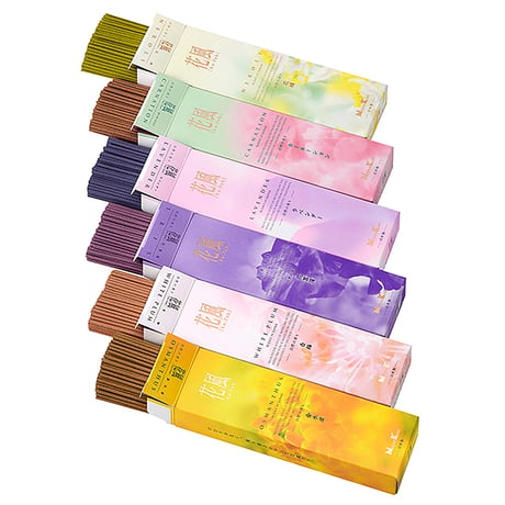 ご進物お線香セット 花風 ６種入り 102 花橘 カーネーション ラベンダー 花菖蒲 白梅 金木犀 微煙香 煙が少ないお線香