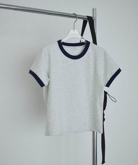 nh-tops-02616 Ringer T-Shirt Heather Gray, Navy, Red