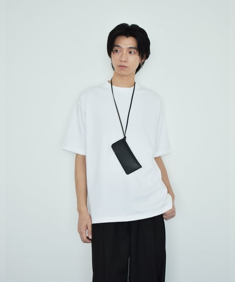 tops-02619U 8.1oz Oversized Plain T-Shirt White Black