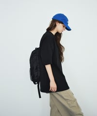 tops-02619U 8.1oz Oversized Plain T-Shirt White Black