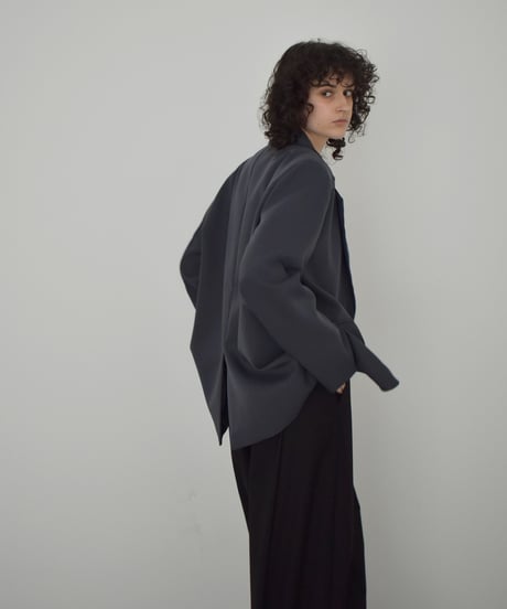 jacket-02020　Oversized Tailored Jacket　Gray