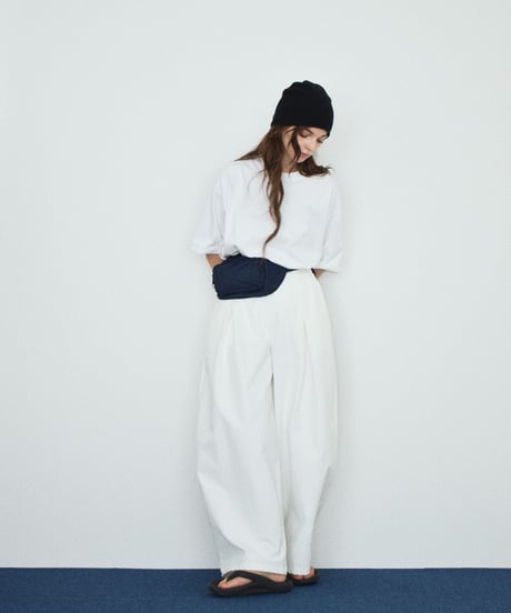 nh-bag2-02681U  Front Pocket Waist Bag     Beige   Navy   Black
