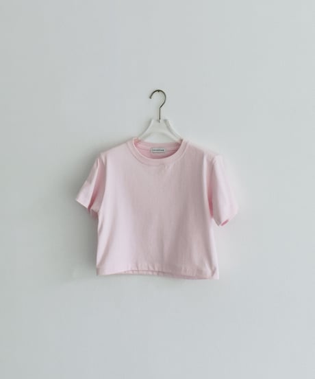 nh-tops-02462 　6.2 oz Cropped Compact Solid T-shirt White Gray Black Navy