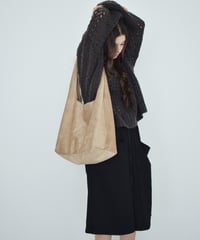 nh-bag2-02682 Fake Suede Tote Bag  Beige