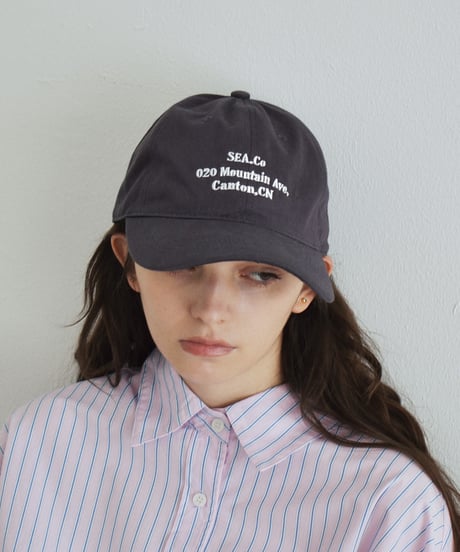 cap-02064  Message Cap　Beige Brown Charcoal Navy
