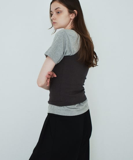 nh-tops-02348 6.2 oz Compact Plain T-Shirt White Gray Black Navy Pink Red