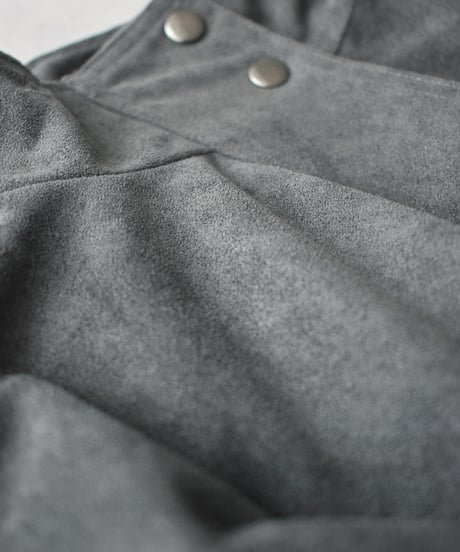 outer-02104 Suede-like Stand Blouson Camel Gray