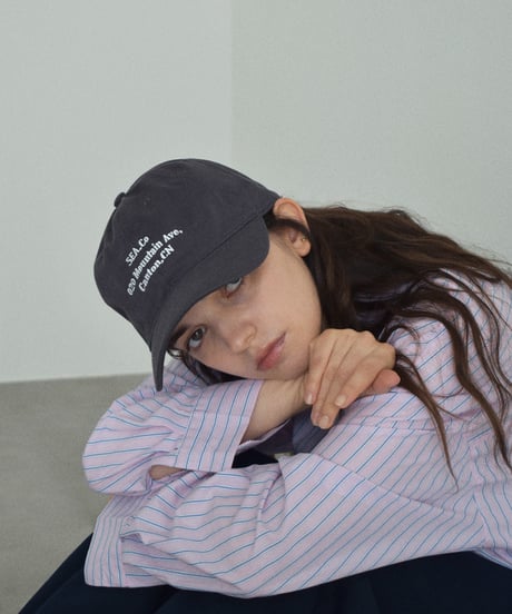 cap-02064  Message Cap　Beige Brown Charcoal Navy