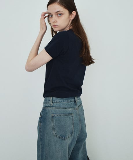 nh-tops-02348 6.2 oz Compact Plain T-Shirt White Gray Black Navy Pink Red