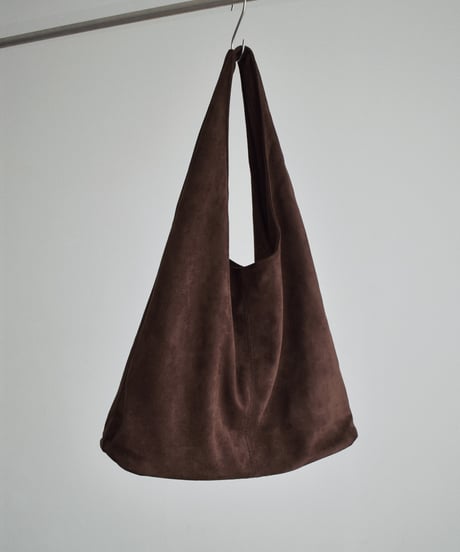 nh-bag2-02683 Fake Suede Tote Bag Camel Brown Black