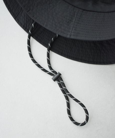 nh-beach-02025U   Water-Repellent Packable Bucket Hat   Charcoal Black