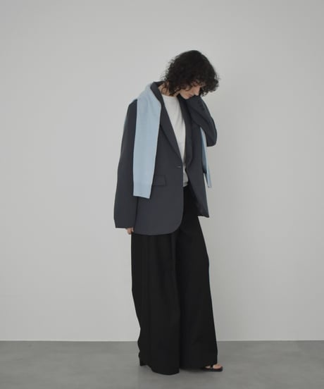 jacket-02020　Oversized Tailored Jacket　Gray