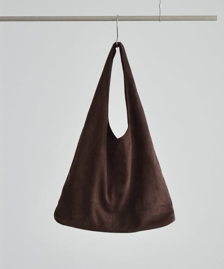 nh-bag2-02683 Fake Suede Tote Bag Camel Brown Black