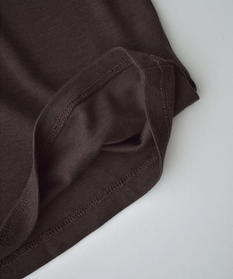 nh-tops-02626 Soft Touch Bicolor T-Shirt Brown Navy