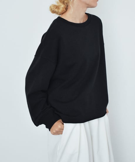 nh-tops-02637 Layered-Look Cut Sewn Top Lavender Charcoal