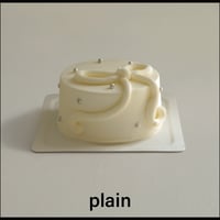 リボンカスタマイズケーキ plain
