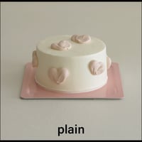 ハートケーキ plain