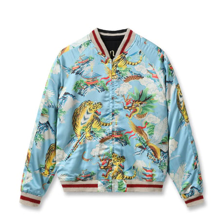 TAILORTOYO TT15915-119 Late1940sStyleSouvenirJacketKOSHO&CO.JAPANMAP×EAGLE,TIGER&DRAGON