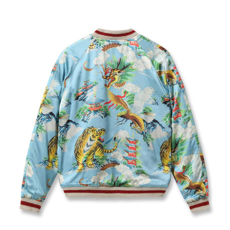 TAILORTOYO TT15915-119 Late1940sStyleSouvenirJacketKOSHO&CO.JAPANMAP×EAGLE,TIGER&DRAGON