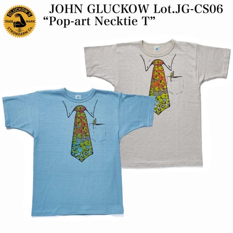 JOHN GLUCKOW Lot.JG-CS06 “Pop-art Necktie T”
