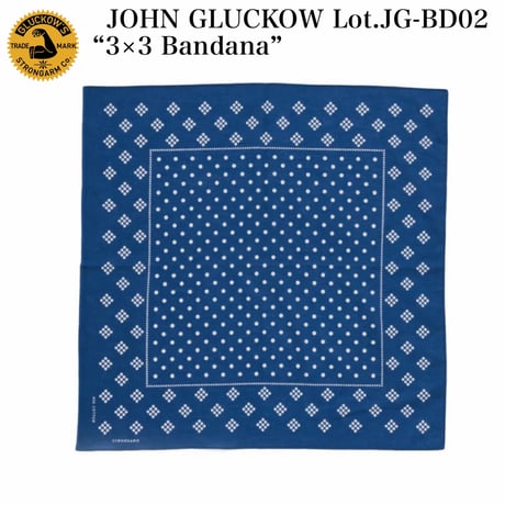 JOHN GLUCKOW Lot.JG-BD02 “3×3 Bandana”