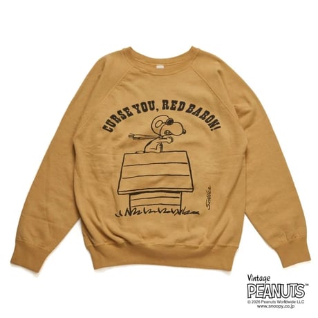 WAREHOUSE Lot.YP226W-1 PEANUTS SWEAT “FLYING ACE”