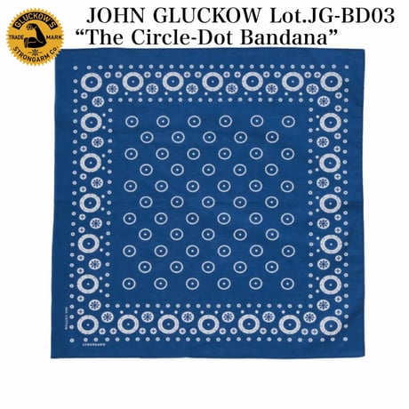 JOHN GLUCKOW Lot.JG-BD03 “The Circle-Dot Bandana”