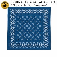 JOHN GLUCKOW Lot.JG-BD03 “The Circle-Dot Bandana”