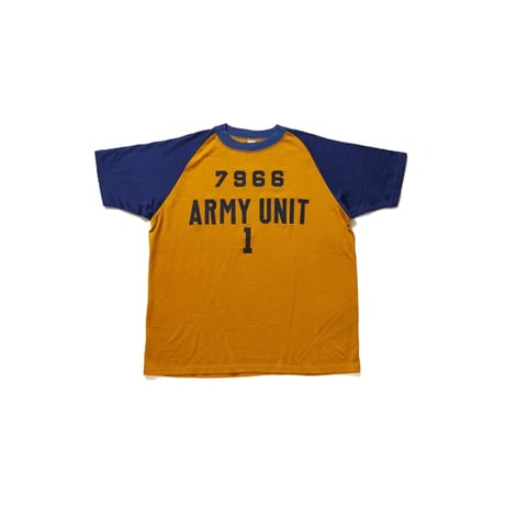 WAREHOUSE Lot.4114 コンビラグラン半袖 T “ARMY UNIT”