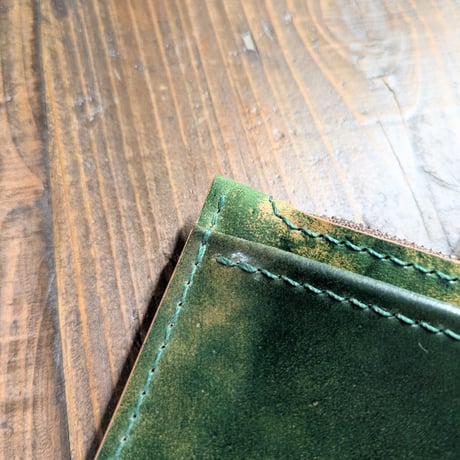ROCADOシェルコードバングリーン　コンパクトウォレット