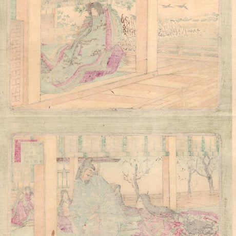 安達吟光「大日本史略図会 三十一・三十二」明治18年【浮世絵】