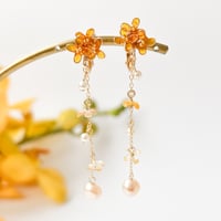 揺れる金木犀イヤリング/ピアス