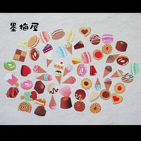 【フレークシール】洋菓子【59枚入り】