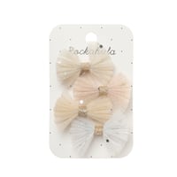 Rockahula Kids  Shimmer Tulle Mini Bow Clips-MULTI