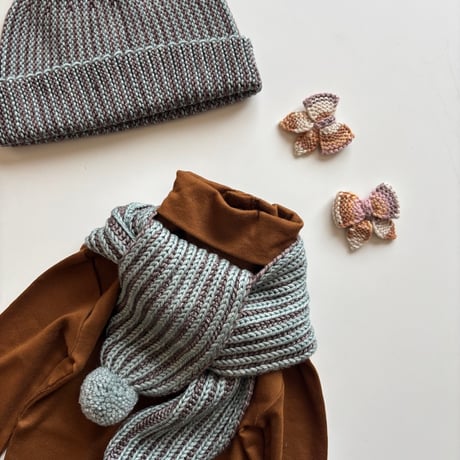 Misha & Puff  STRATA GARTER HAT - ONSEN