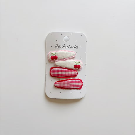 Rockahula Kids Cherry Dreams Fabric Clip set