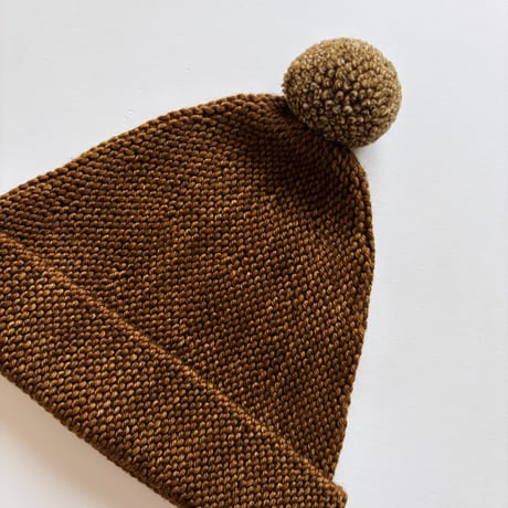 Misha & Puff GARTER HAT - NUTMEG