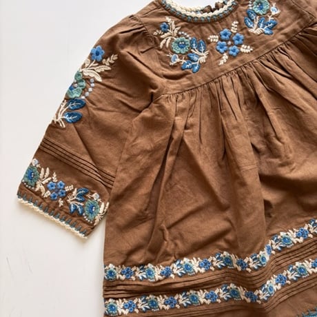 Apolina  STEVIE LS DRESS - CHOCOLATE