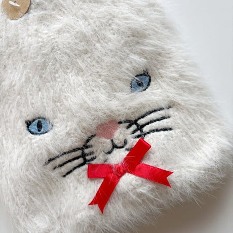 Rockahula Kids  Cute Kitten Fluffy Hat 3-6 Years-WHITE