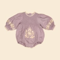 Apolina  BABY NOEMIE ROMPER - DUSKY LAVENDER