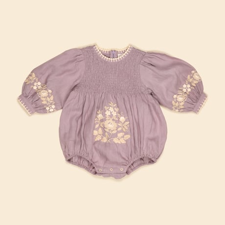 Apolina  BABY NOEMIE ROMPER - DUSKY LAVENDER