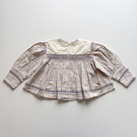 Apolina  DORA LS BLOUSE - CAMP CHECK