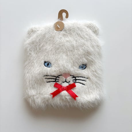 Rockahula Kids  Cute Kitten Fluffy Hat 3-6 Years-WHITE