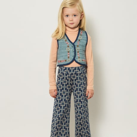 Misha & Puff    A-PANT - MOONLIGHT RAILROAD FLORAL